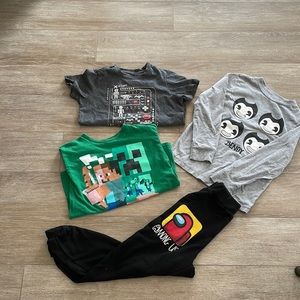 Gaming boys clothes